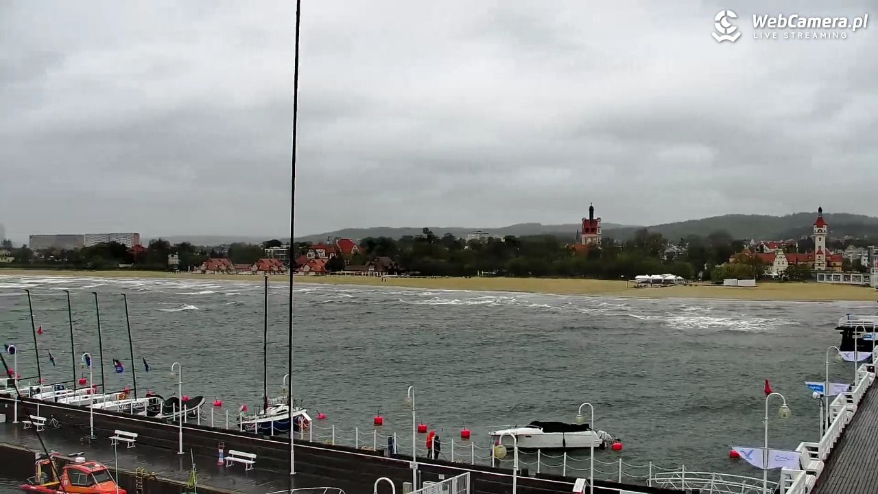 SOPOT - widok z molo - 06 maj 2026, 16:32