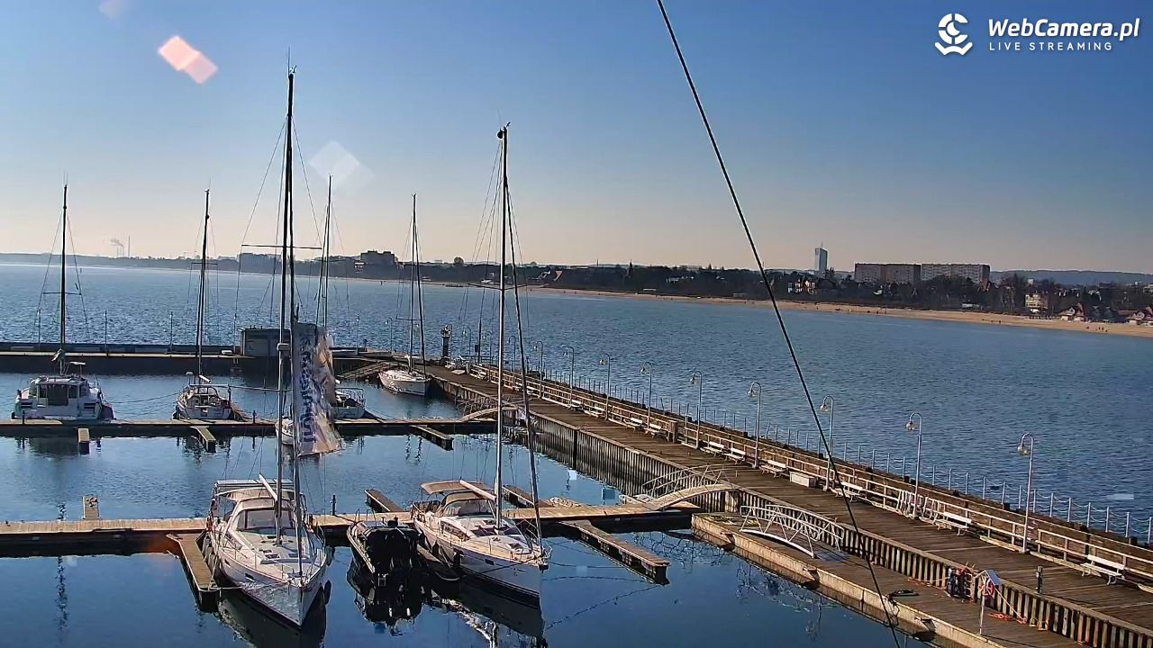 SOPOT - widok z molo - 22 marzec 2026, 08:46