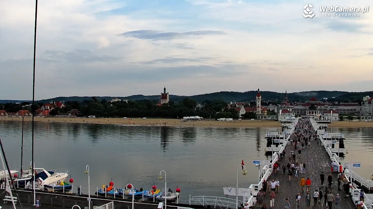 SOPOT - widok z molo - 21 czerwiec 2026, 20:21