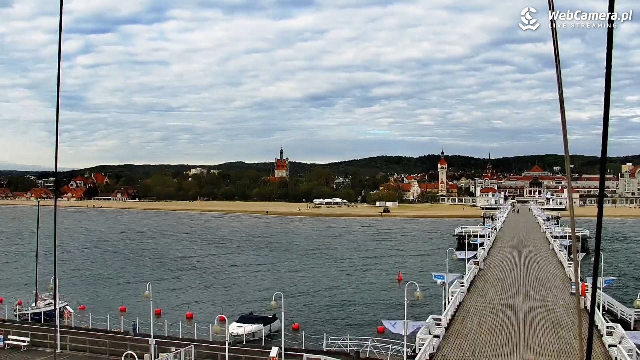 SOPOT - widok z molo - 08 maj 2026, 07:51