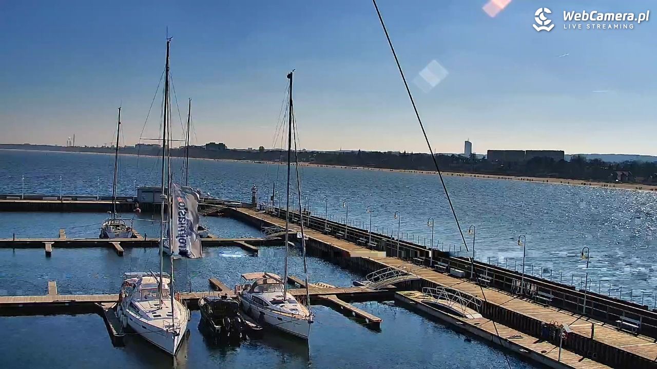 SOPOT - widok z molo - 22 marzec 2026, 13:26