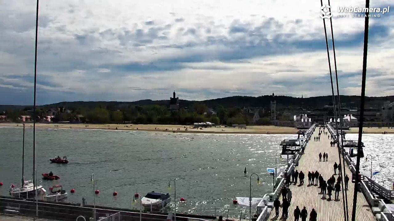SOPOT - widok z molo - 08 maj 2026, 15:52