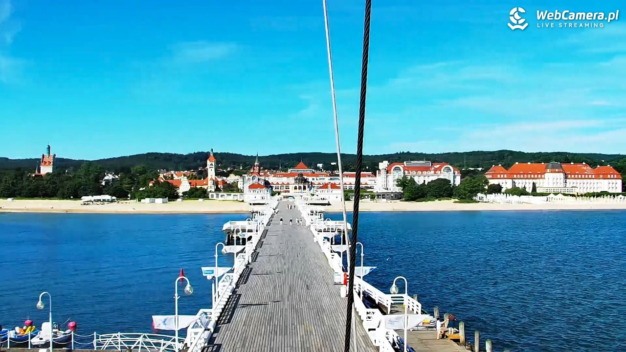 SOPOT - widok z molo - 22 czerwiec 2026, 09:13