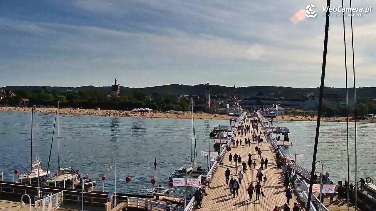 SOPOT - widok z molo - 14 czerwiec 2025, 17:36