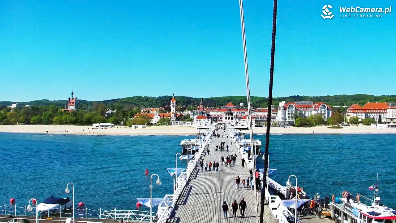 SOPOT - widok z molo - 09 maj 2026, 10:05
