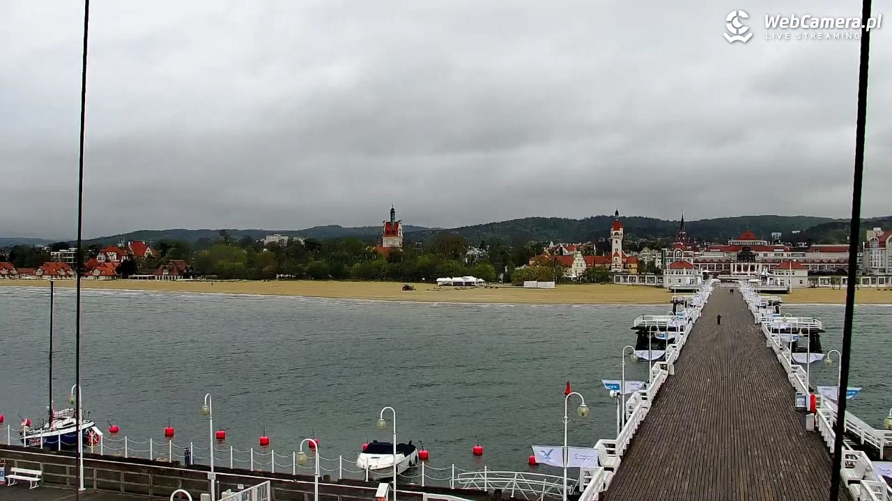 SOPOT - widok z molo - 06 maj 2026, 07:16