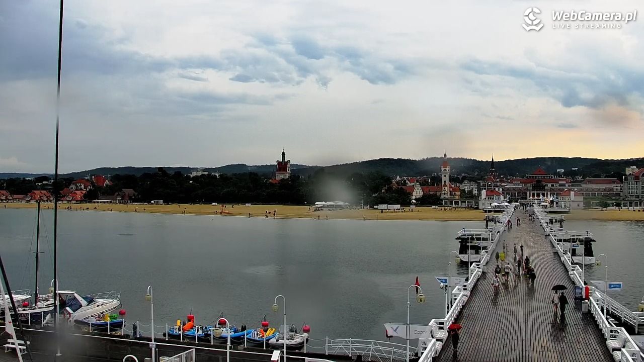 SOPOT - widok z molo - 21 czerwiec 2026, 19:00