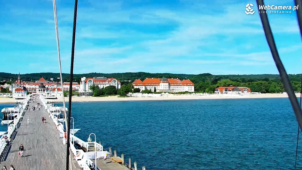 SOPOT - widok z molo - 22 czerwiec 2026, 09:42