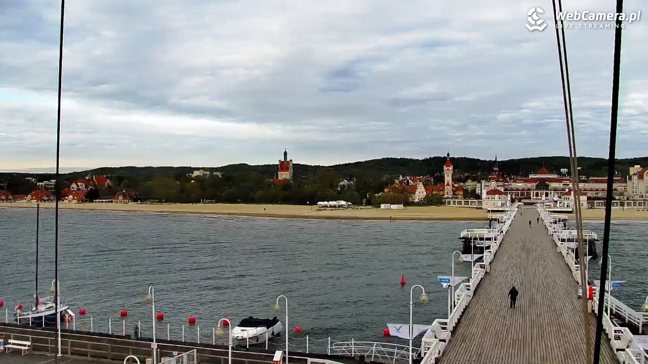 SOPOT - widok z molo - 08 maj 2026, 06:51