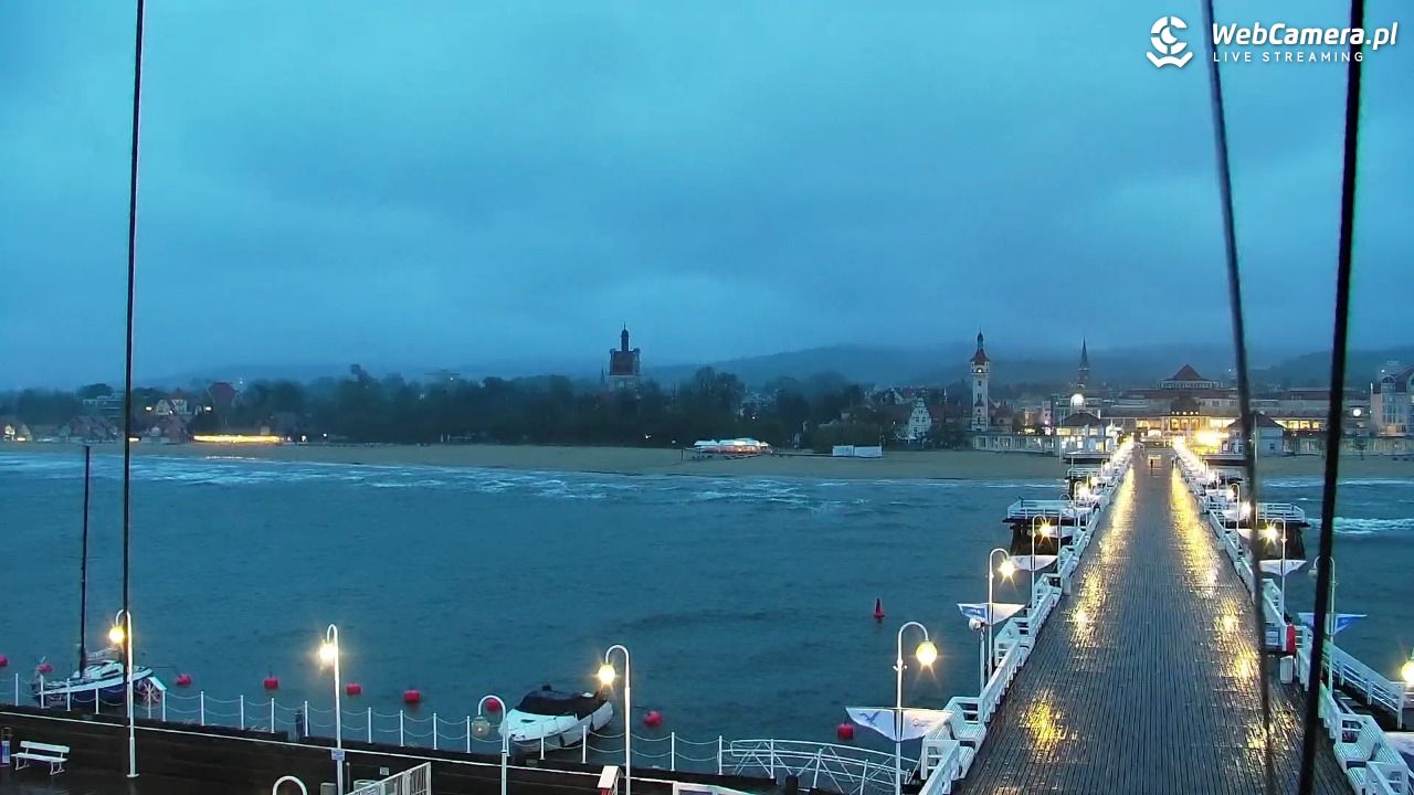 SOPOT - widok z molo - 06 maj 2026, 20:33