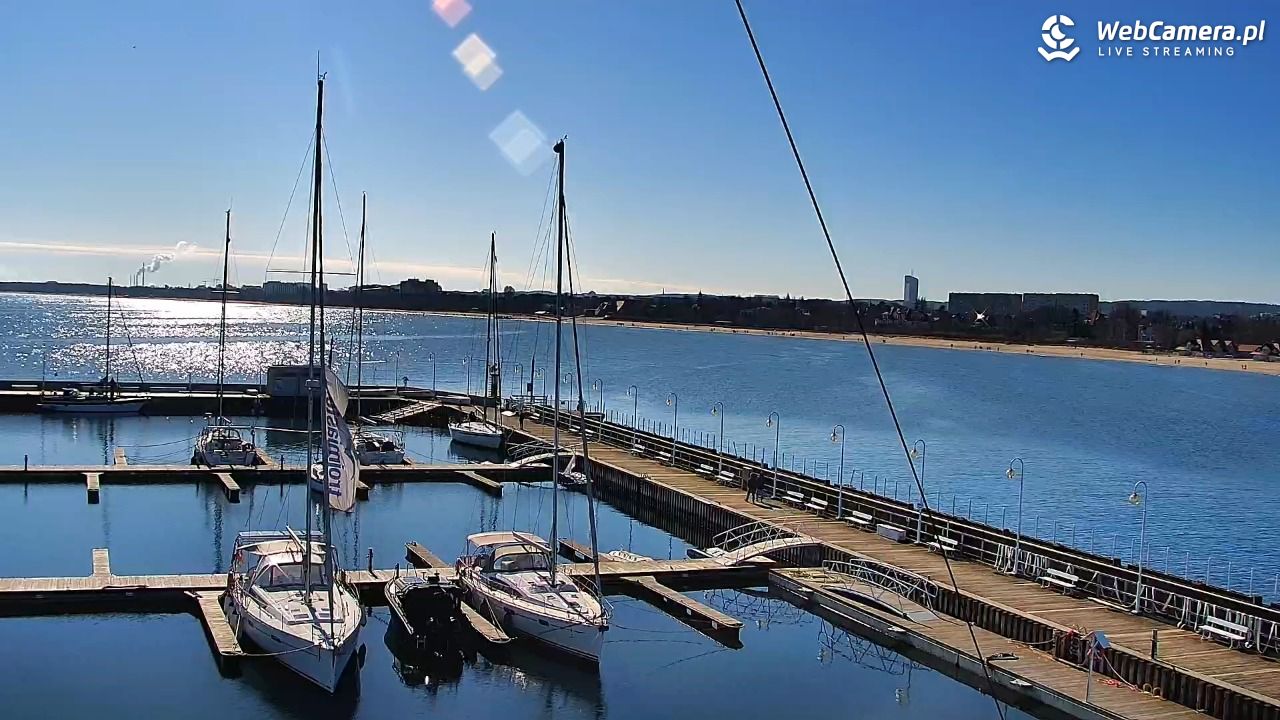 SOPOT - widok z molo - 21 marzec 2026, 10:16