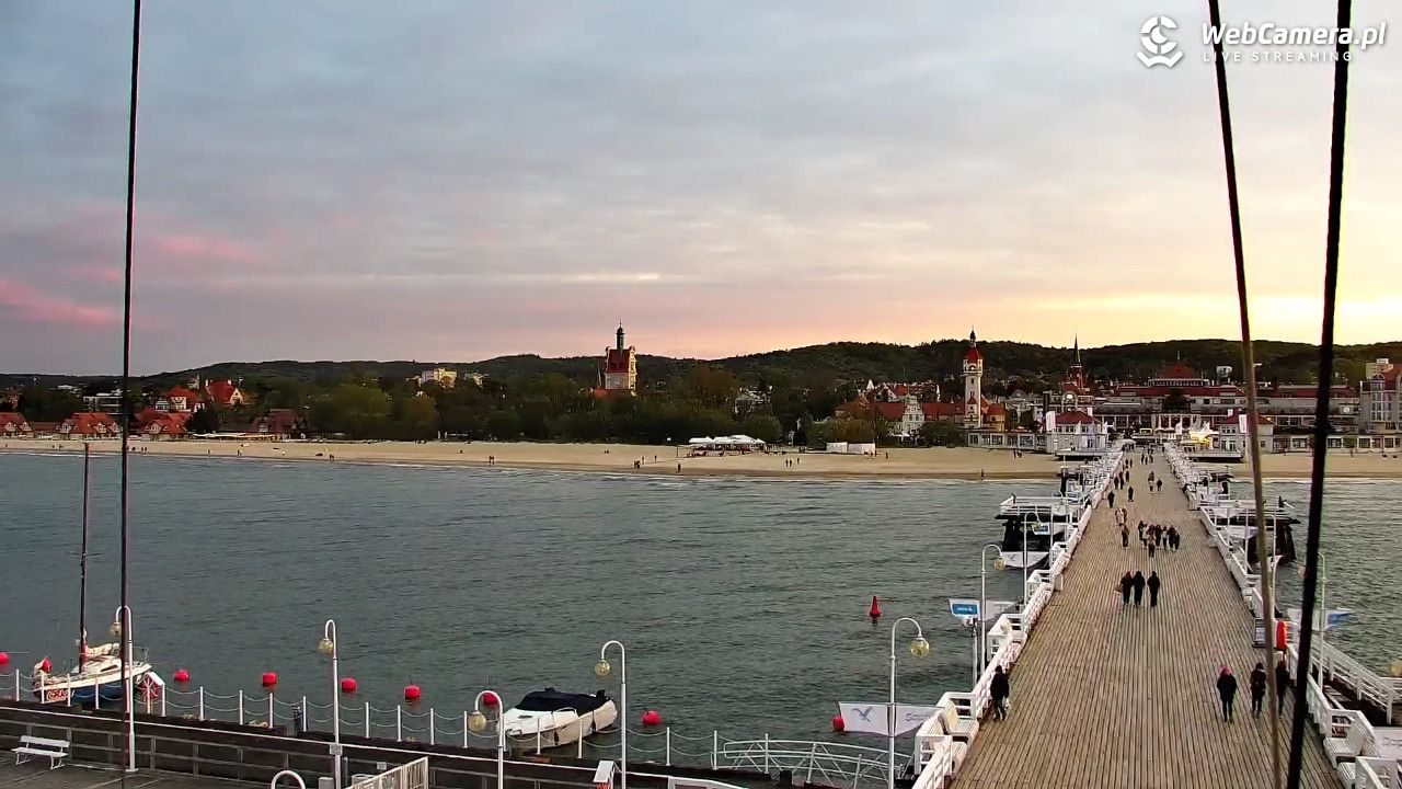 SOPOT - widok z molo - 08 maj 2026, 20:34