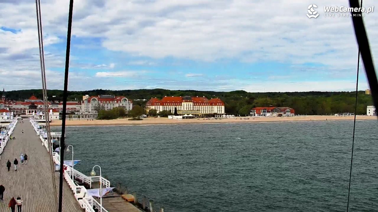 SOPOT - widok z molo - 08 maj 2026, 09:36