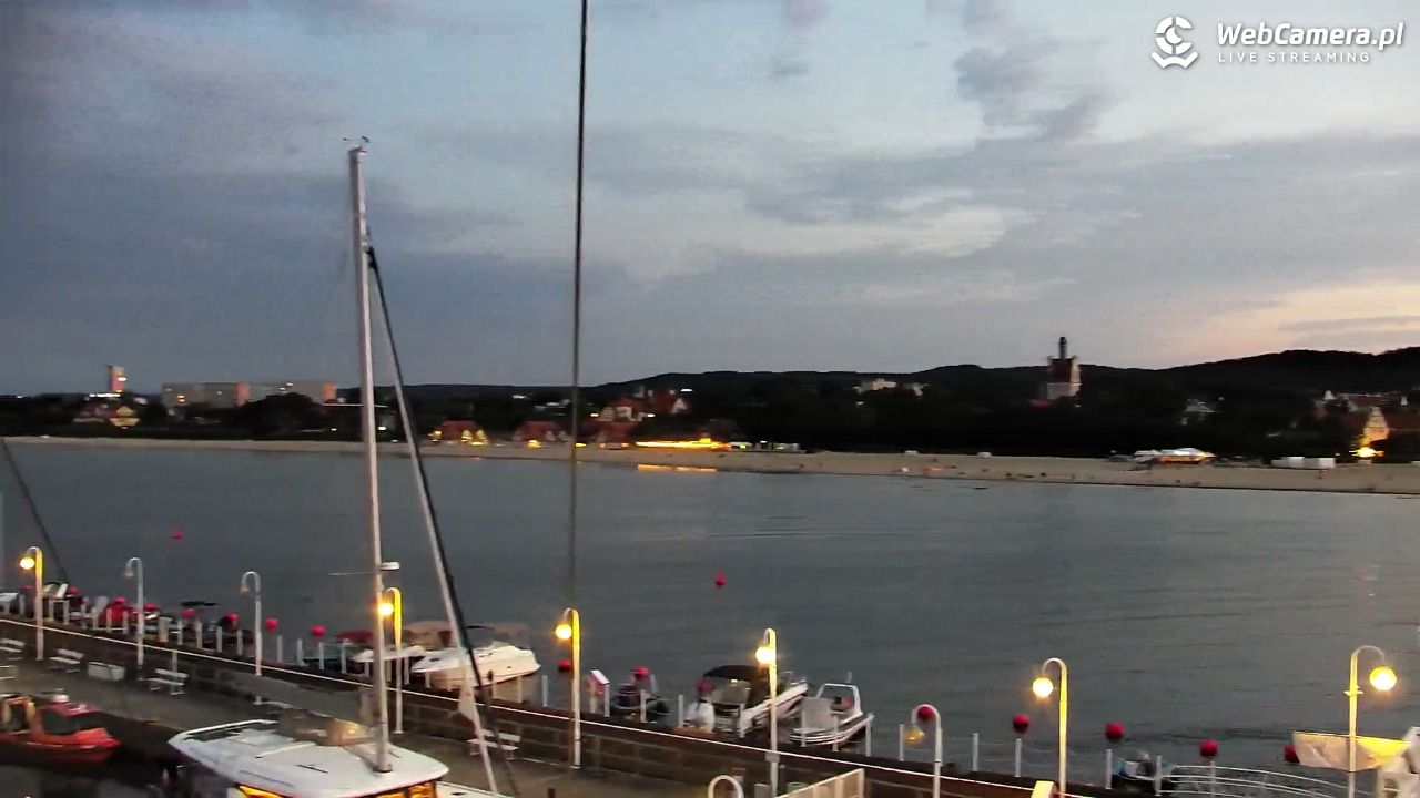 SOPOT - widok z molo - 06 sierpień 2026, 21:08