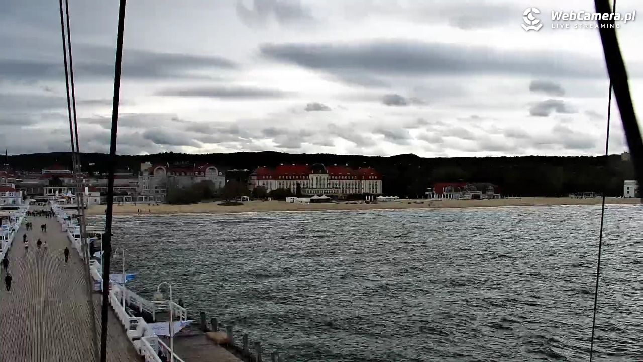 SOPOT - widok z molo - 07 maj 2026, 16:55