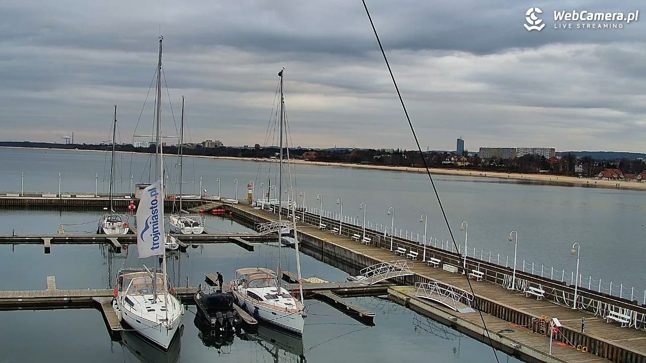 SOPOT - widok z molo - 19 marzec 2026, 16:36