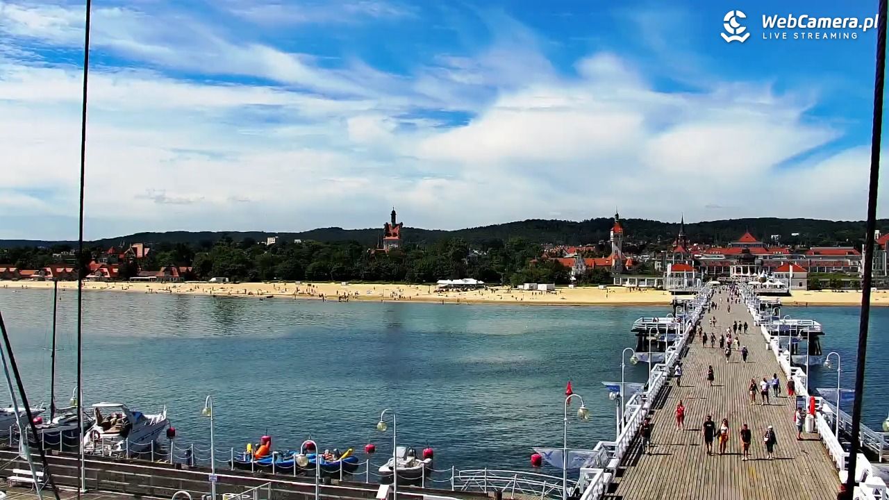 SOPOT - widok z molo - 23 czerwiec 2026, 11:06