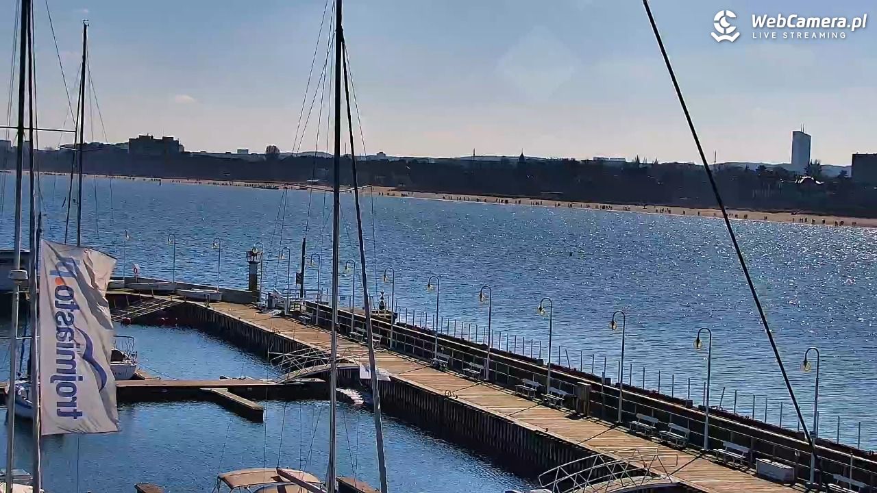 SOPOT - widok z molo - 22 marzec 2026, 12:38