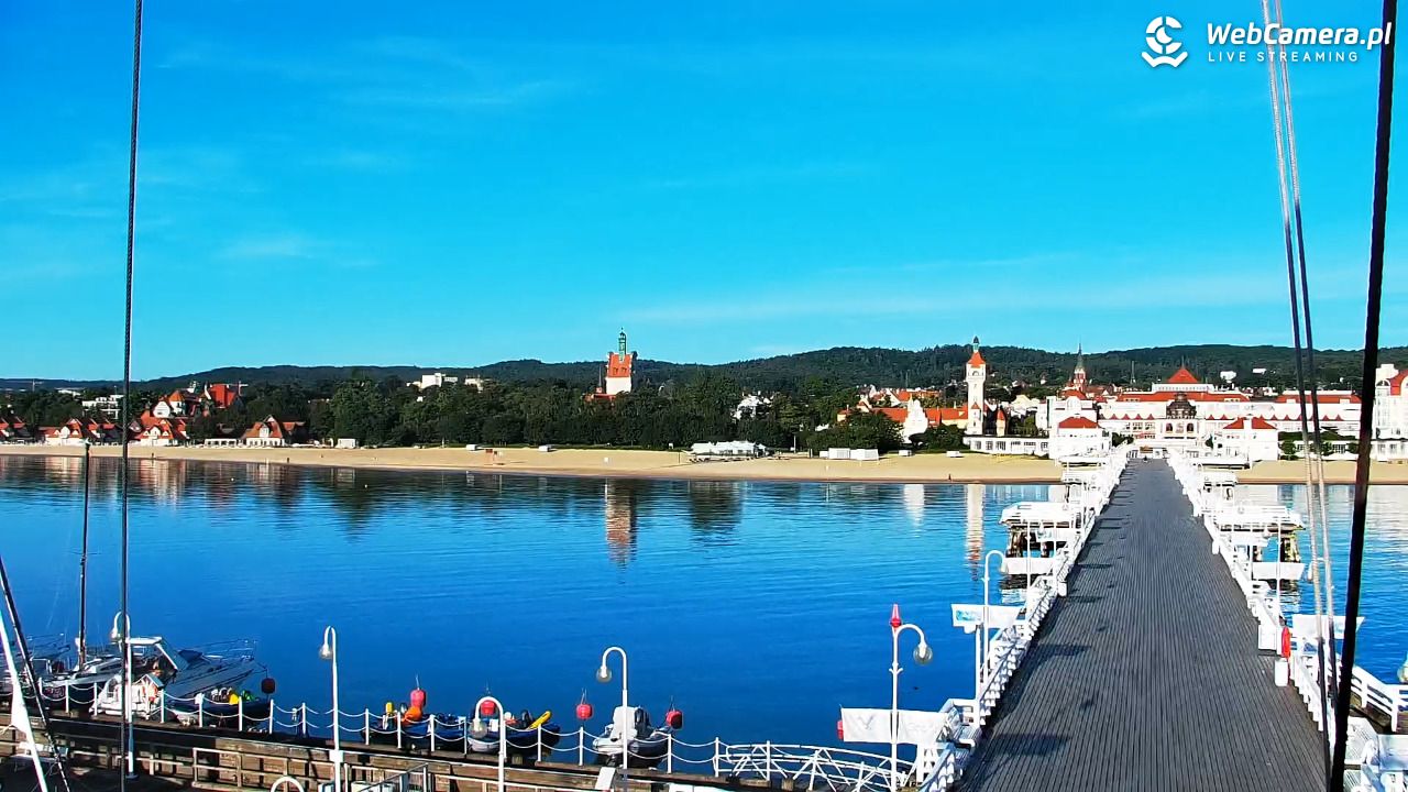 SOPOT - widok z molo - 23 czerwiec 2026, 06:05