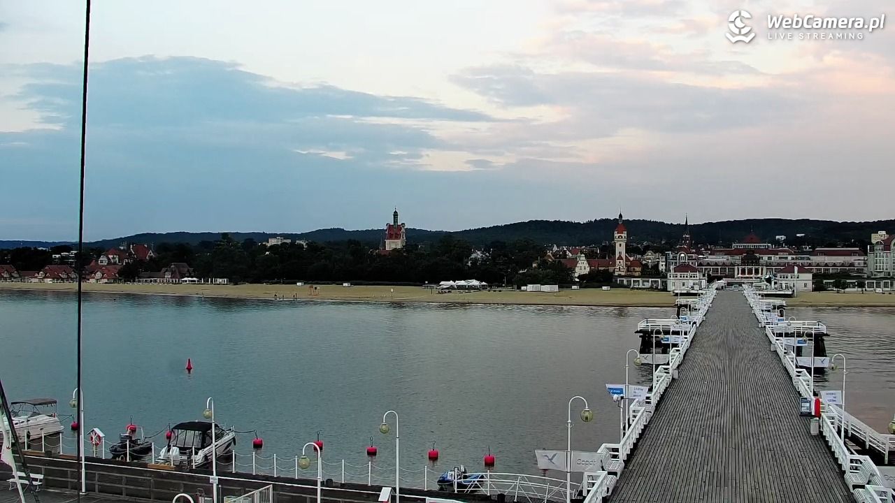 SOPOT - widok z molo - 06 sierpień 2026, 05:32