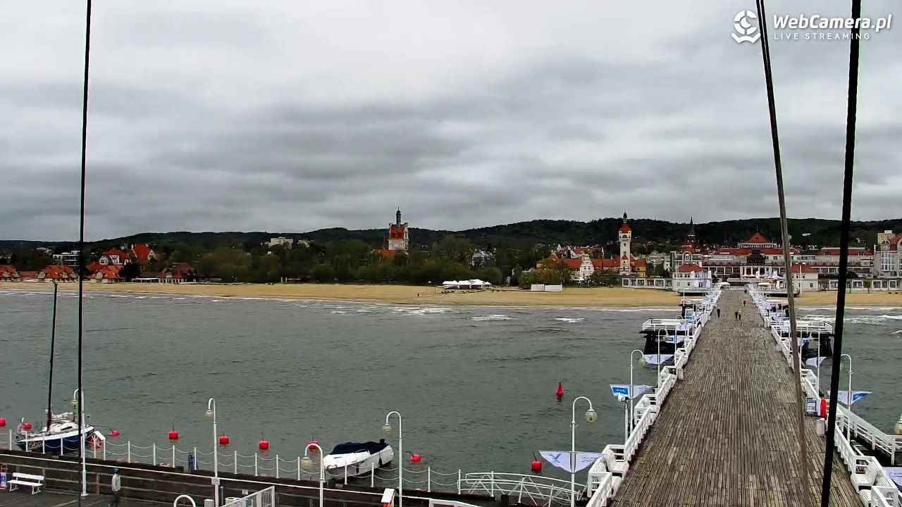 SOPOT - widok z molo - 07 maj 2026, 08:08