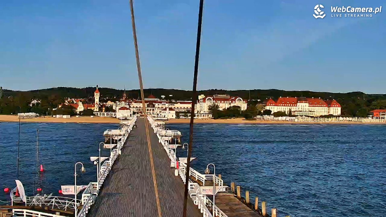 SOPOT - widok z molo - 13 czerwiec 2025, 06:11