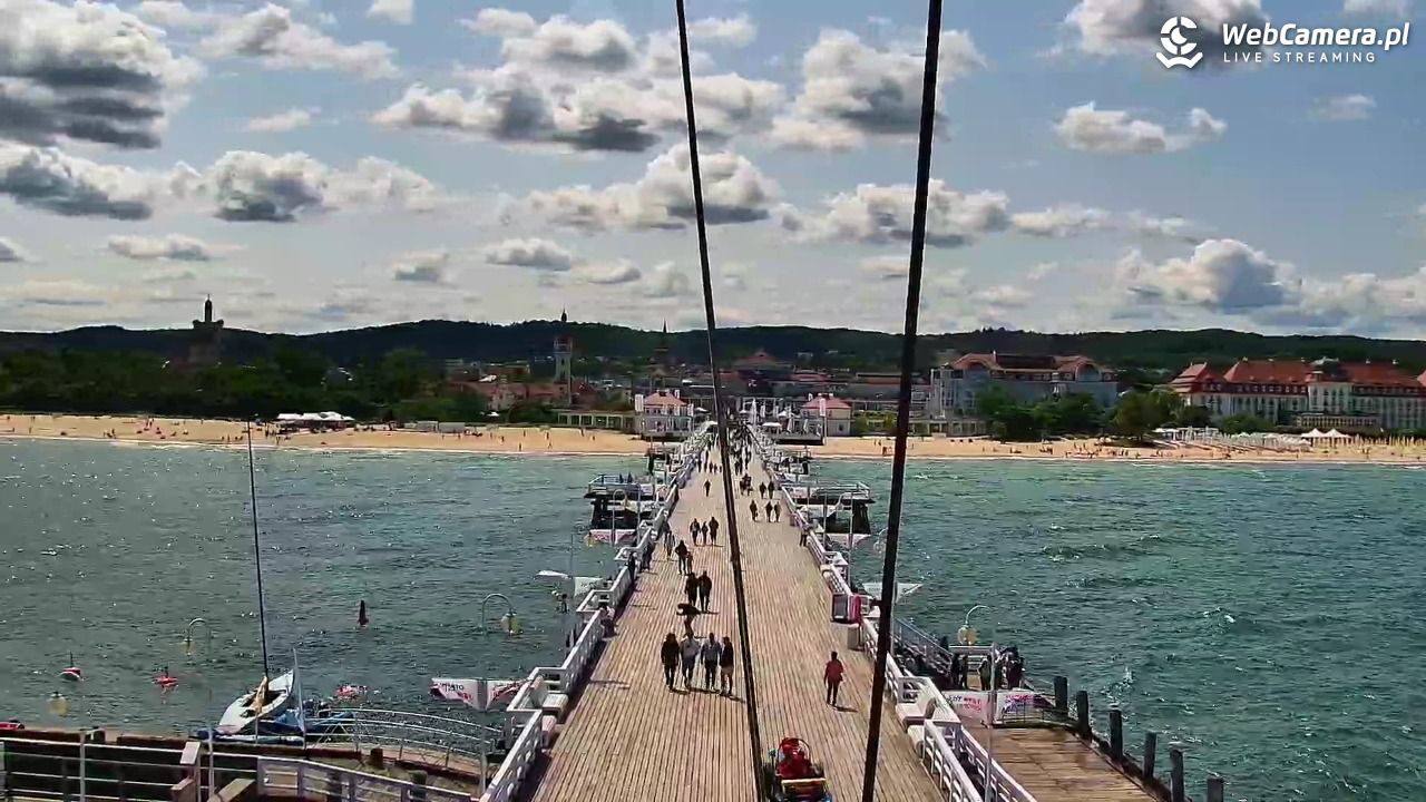 SOPOT - widok z molo - 12 czerwiec 2025, 14:01