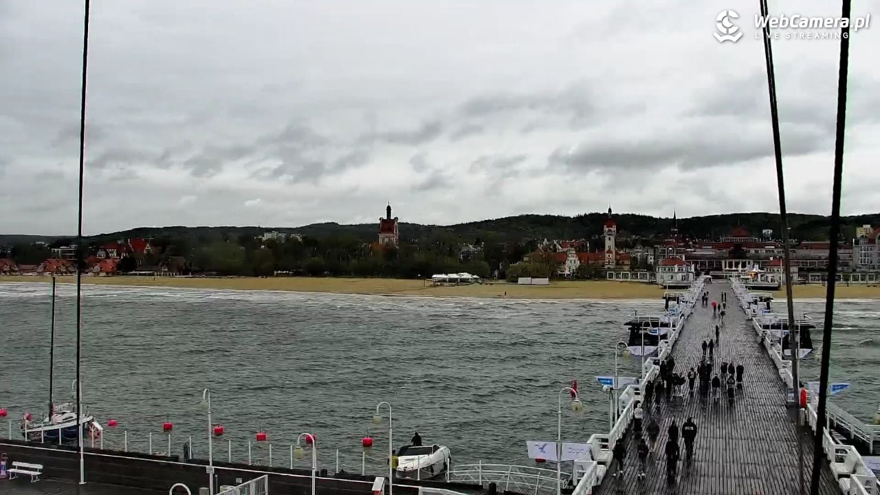 SOPOT - widok z molo - 06 maj 2026, 13:53