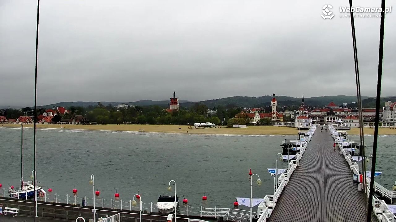 SOPOT - widok z molo - 06 maj 2026, 08:25