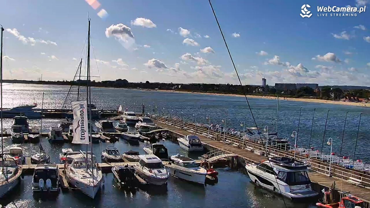 SOPOT - widok z molo - 16 wresień 2025, 10:17