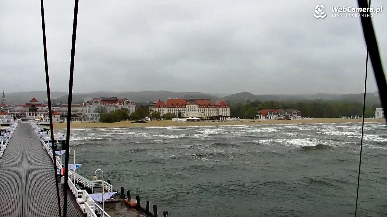 SOPOT - widok z molo - 06 maj 2026, 16:57