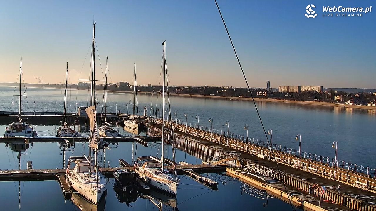 SOPOT - widok z molo - 22 marzec 2026, 07:12