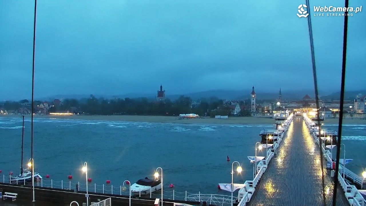 SOPOT - widok z molo - 06 maj 2026, 20:36
