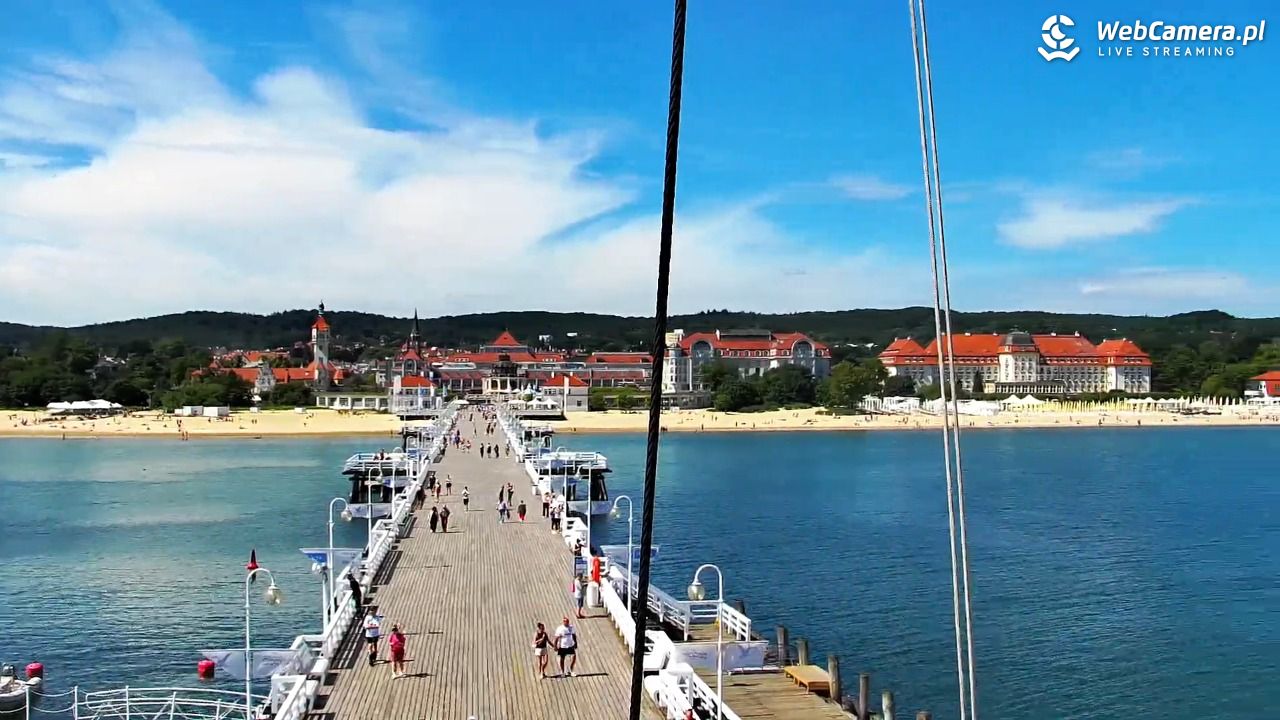 SOPOT - widok z molo - 23 czerwiec 2026, 11:06