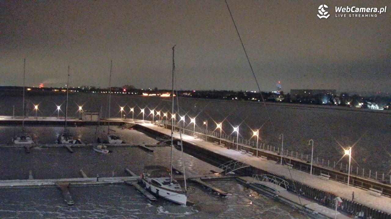 SOPOT - widok z molo - 05 luty 2026, 01:23