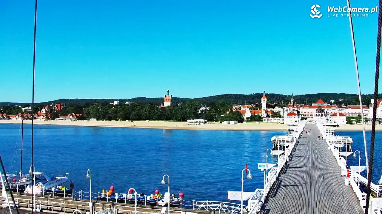 SOPOT - widok z molo - 22 czerwiec 2026, 08:19