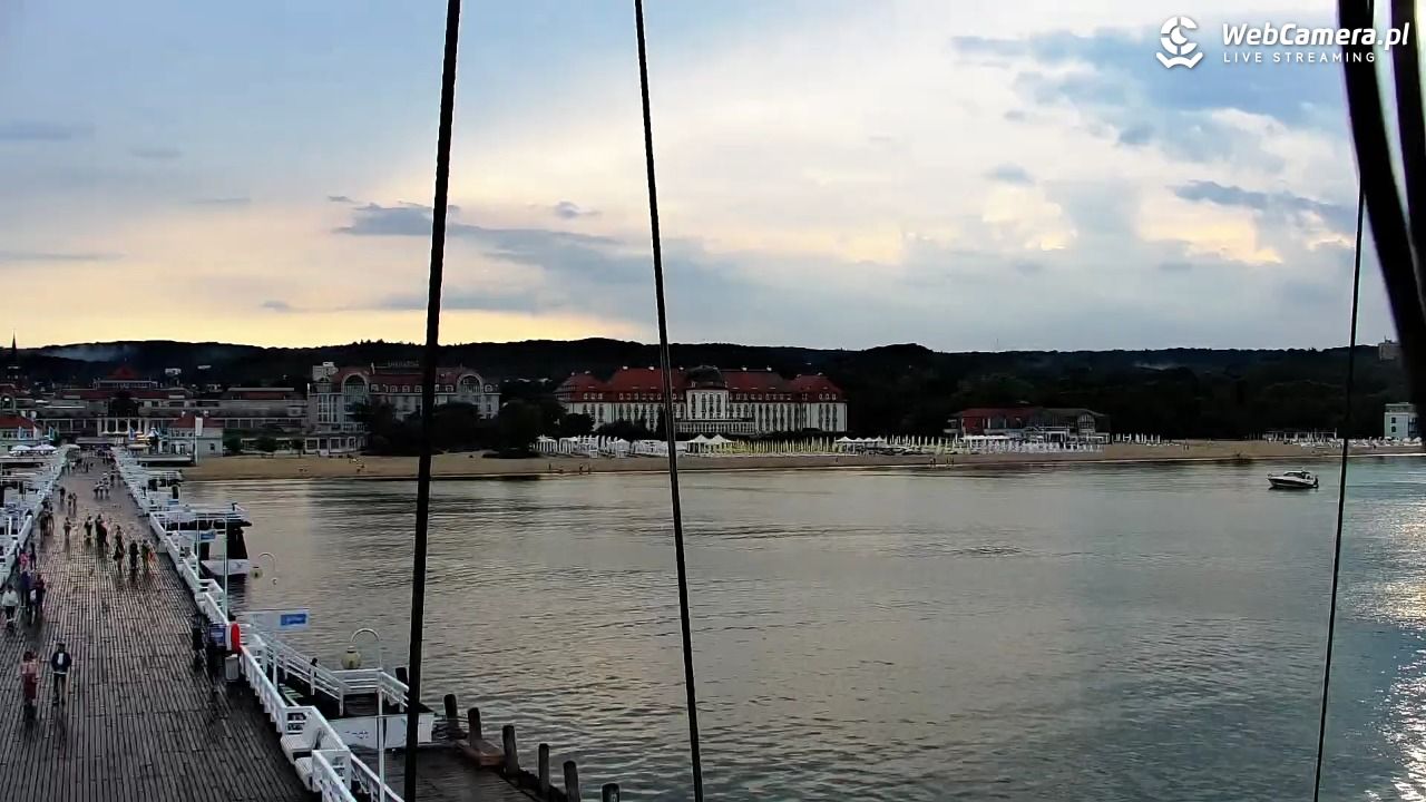 SOPOT - widok z molo - 21 czerwiec 2026, 19:21
