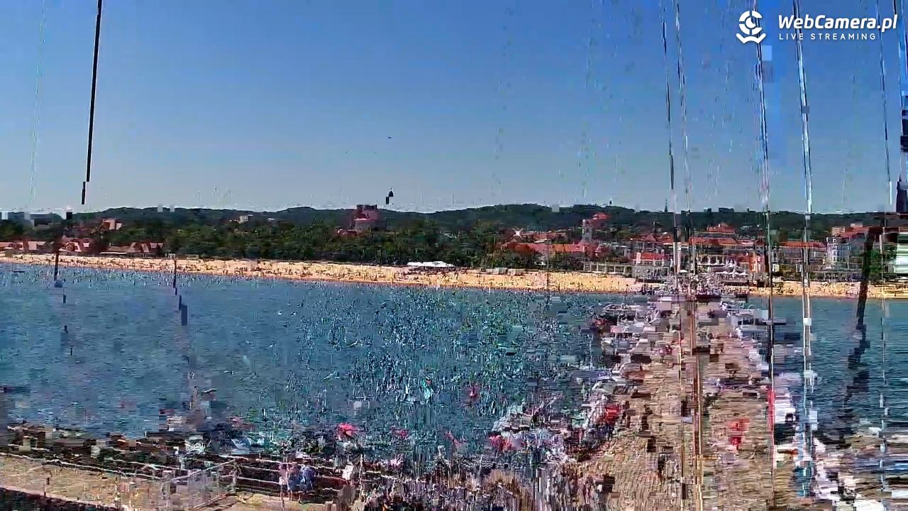 SOPOT - widok z molo - 15 czerwiec 2025, 11:49