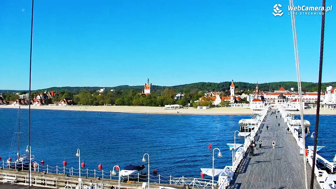 SOPOT - widok z molo - 09 maj 2026, 07:59