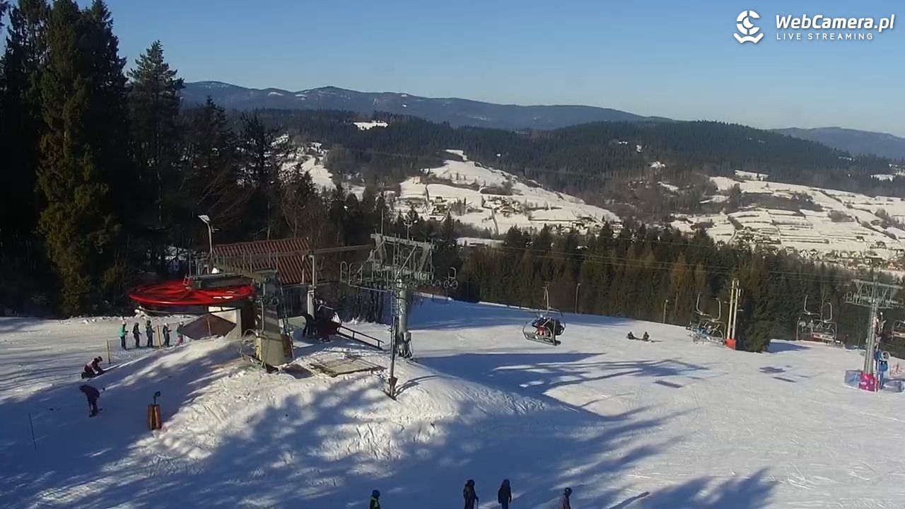 Kompleks BESKID Spytkowice - widok z górnej stacji - 20 styczeń 2026, 11:11