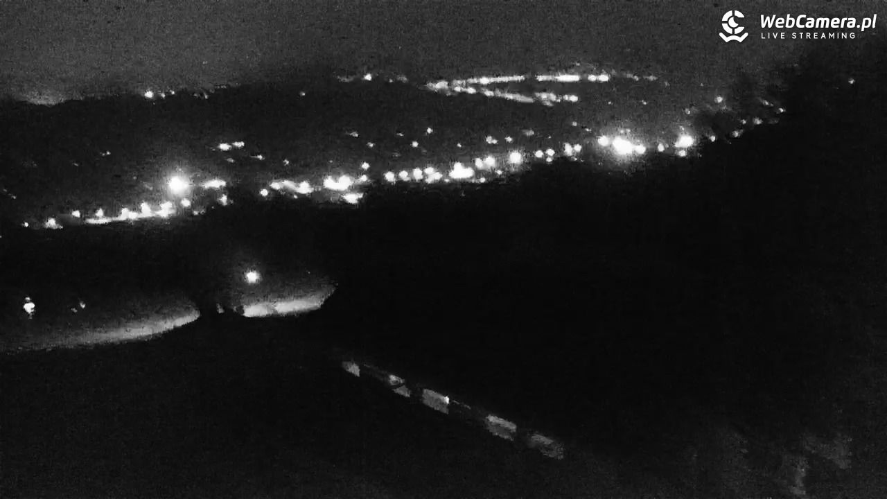 Kompleks BESKID Spytkowice - widok z górnej stacji - 12 marzec 2026, 00:00