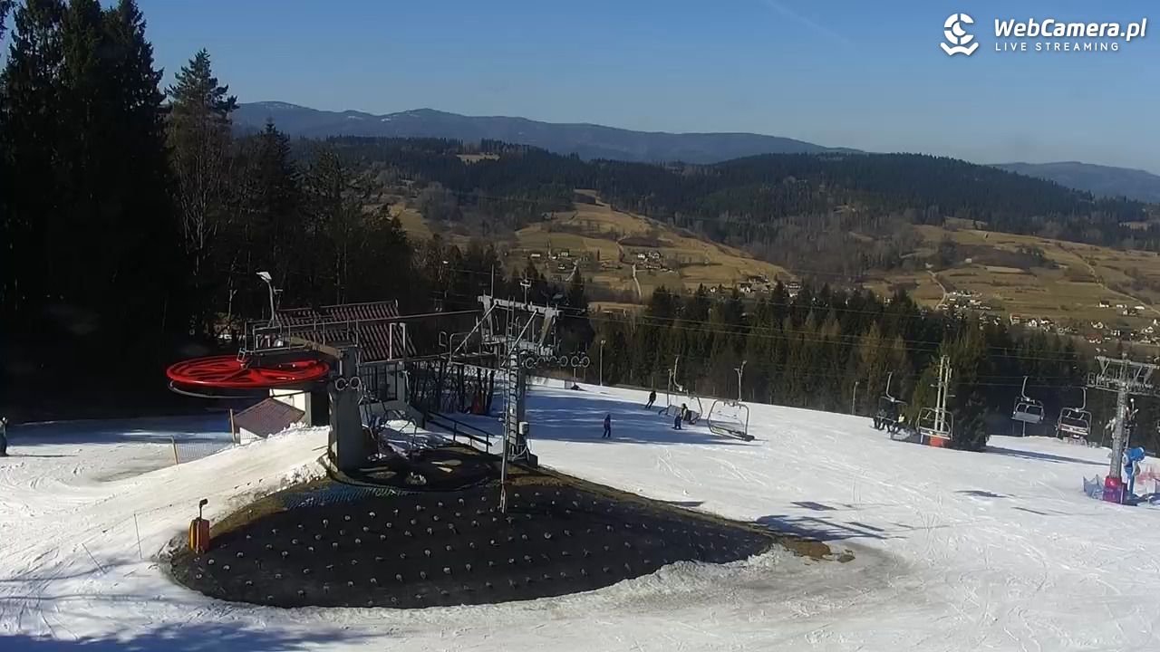 Kompleks BESKID Spytkowice - widok z górnej stacji - 06 marzec 2026, 12:51