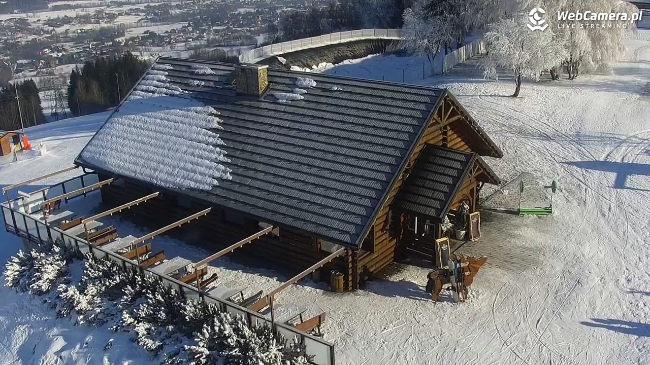 Kompleks BESKID Spytkowice - widok z górnej stacji - 19 styczeń 2026, 10:24