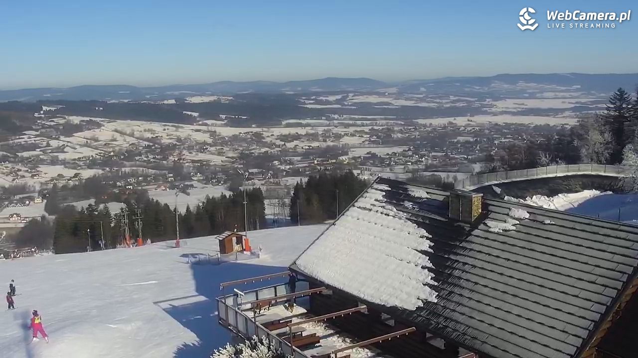 Kompleks BESKID Spytkowice - widok z górnej stacji - 19 styczeń 2026, 11:48