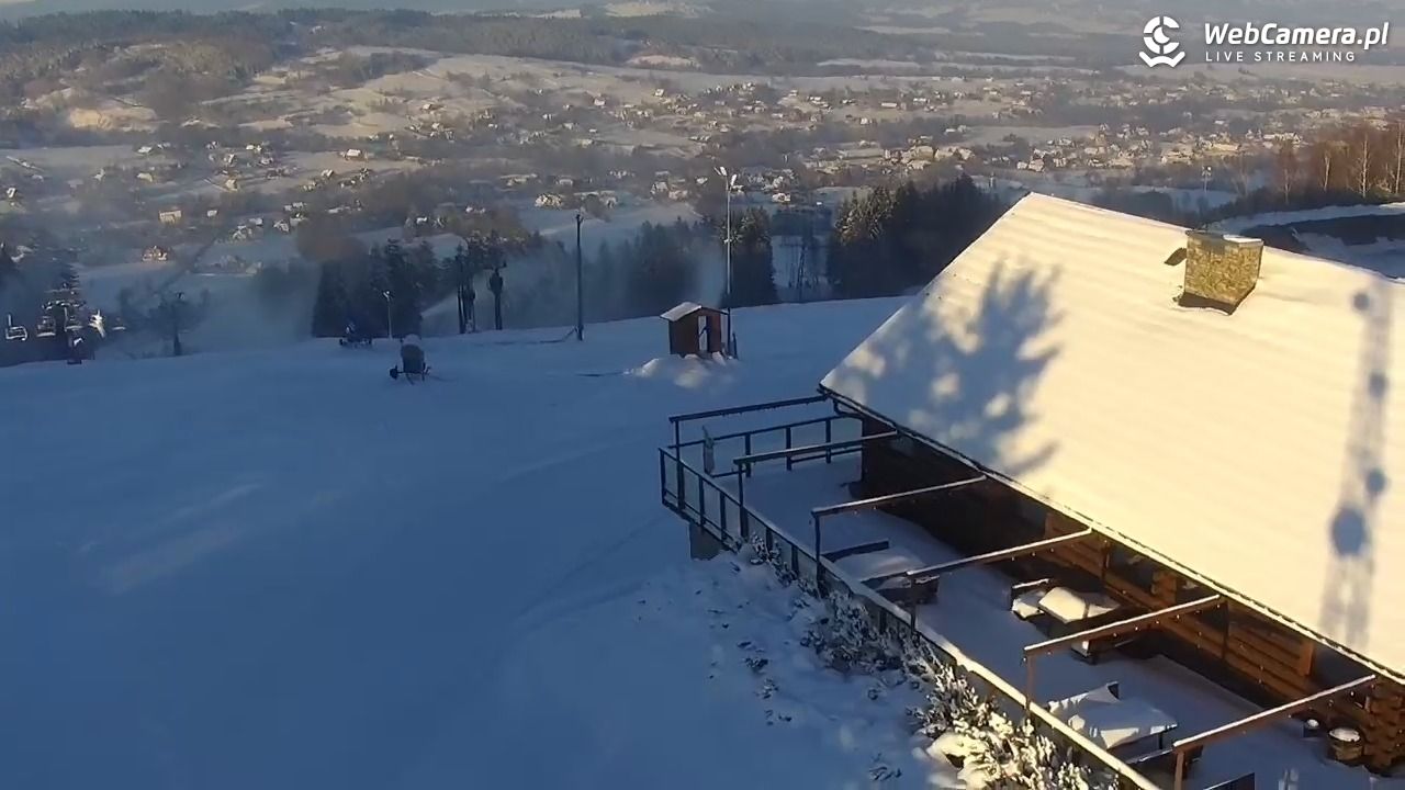Kompleks BESKID Spytkowice - widok z górnej stacji - 28 listopad 2025, 14:40