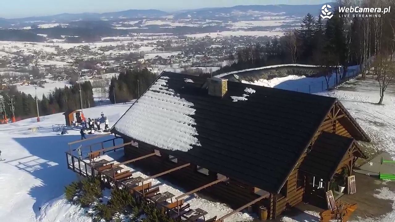 Kompleks BESKID Spytkowice - widok z górnej stacji - 20 styczeń 2026, 11:13