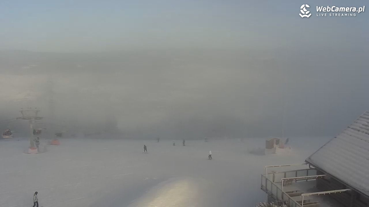 Kompleks BESKID Spytkowice - widok z górnej stacji - 18 styczeń 2026, 09:57