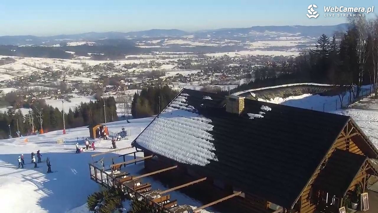 Kompleks BESKID Spytkowice - widok z górnej stacji - 20 styczeń 2026, 10:34