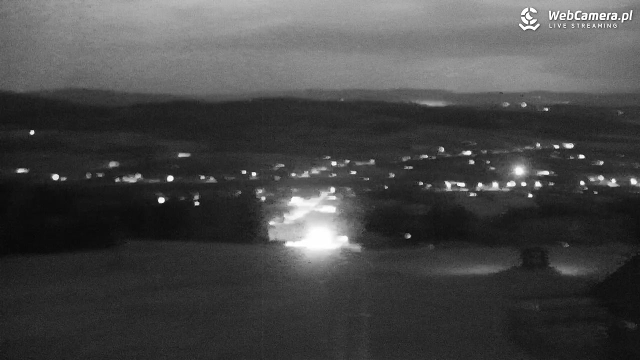 Kompleks BESKID Spytkowice - widok z górnej stacji - 05 czerwiec 2025, 21:44