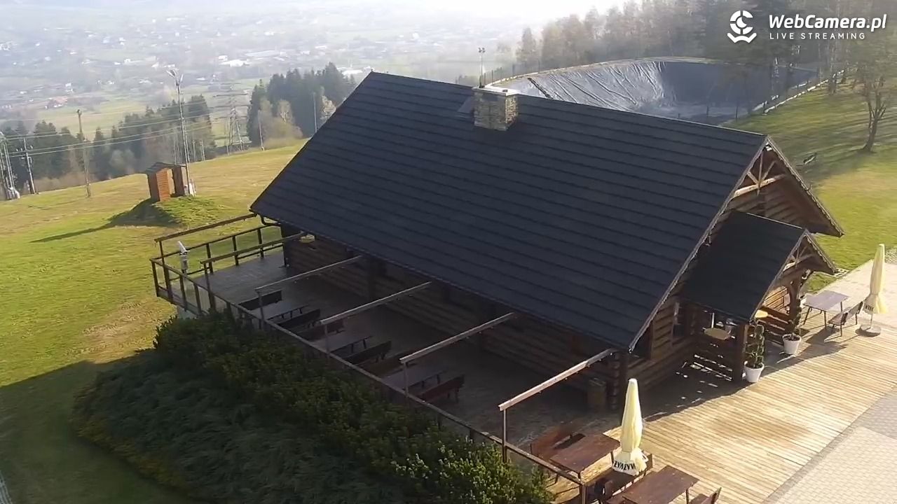 Kompleks BESKID Spytkowice - widok z górnej stacji - 25 kwiecień 2026, 07:59